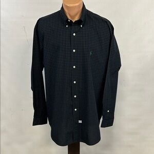 Ralph Lauren long sleeve button down collar shirt.  L